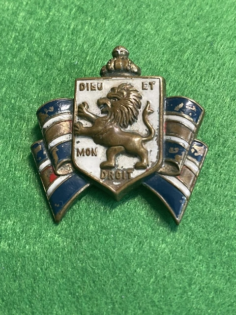 WWII BWRS BRITISH War Relief Society Crown Lion Crest Brooch Pin ...