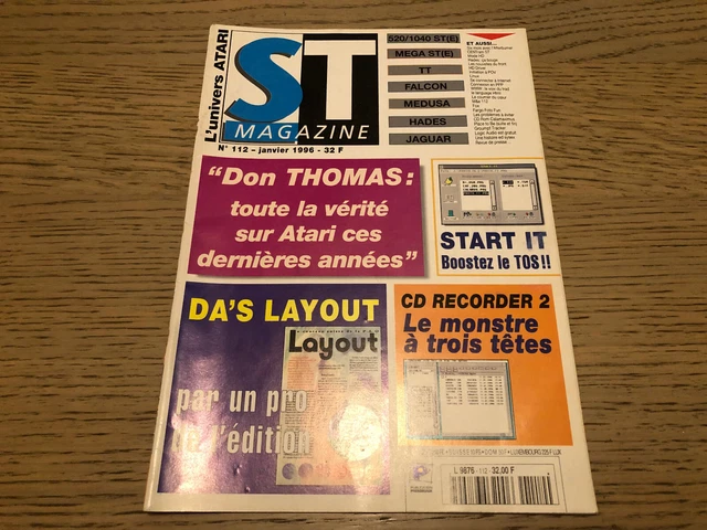 ST Magazine N°60 – Atari ST, Lynx, Jaguar, Falcon – Vintage 90s – Occasion