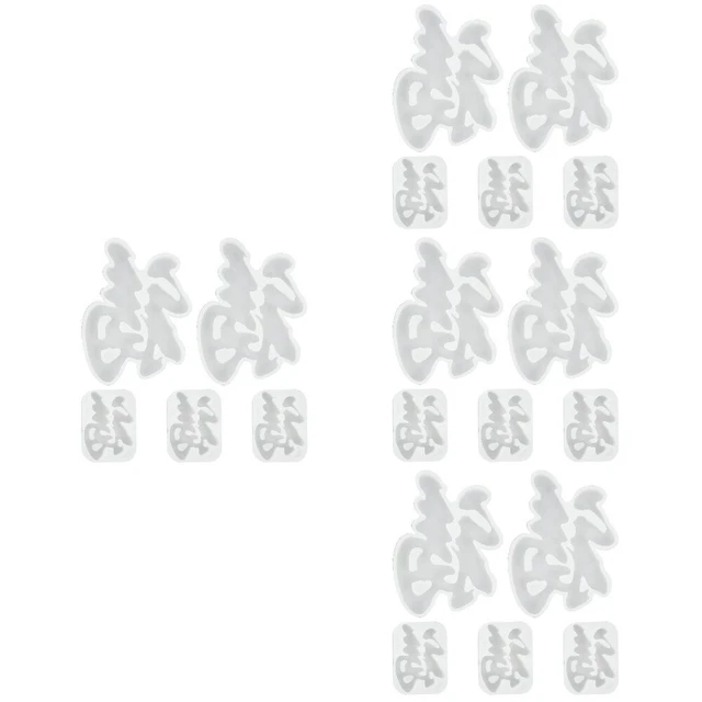 Stampo Per Resina A Forma Di Tartaruga - 6 Pezzi Con Accessori Per Ciondoli