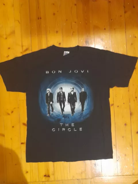 Bon Jovi The Circle 2010 Tour T Shirt Size Large