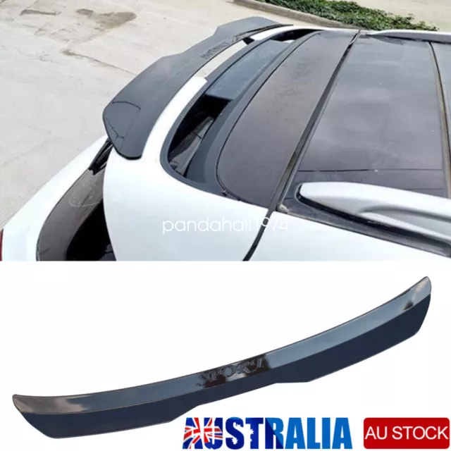 Universal Glossy Modified Car Rear Roof Extension Lip Tail Trunk Spoiler Wing