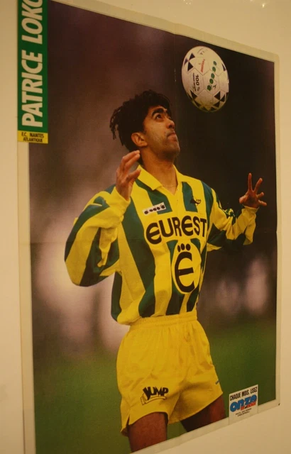 Grand Poster vintage )) équipe FC NANTES / PSG Calendrier 1983/84