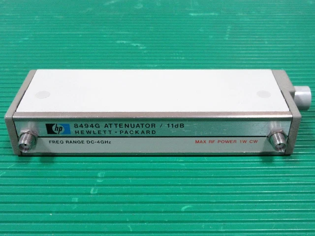 Hp/Agilent 8494G/002 Attenuator 0-11Db 1Db Step Dc-4Ghz Sma Max1W Untested