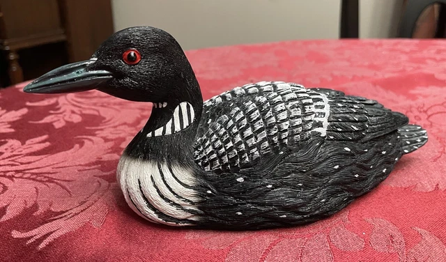 Lipco 9” Long Loon Decoy Figurine