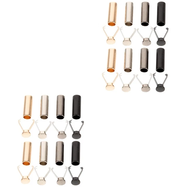 16 pcs Shoelace Metal Ends Shoestring Tips Shoelace Parts Shoelace Tips