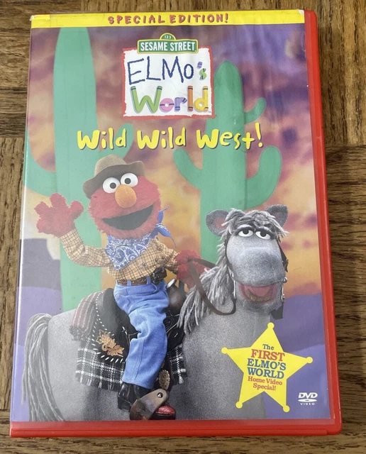 ELMOS WORLD WILD Wild West Vhs Sesame Street Sony Wonder 2001 $6.85