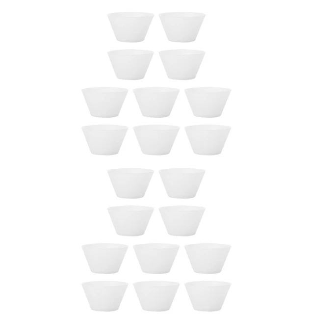 20 pz tazze di miscelazione colla tazza in silicone graduata