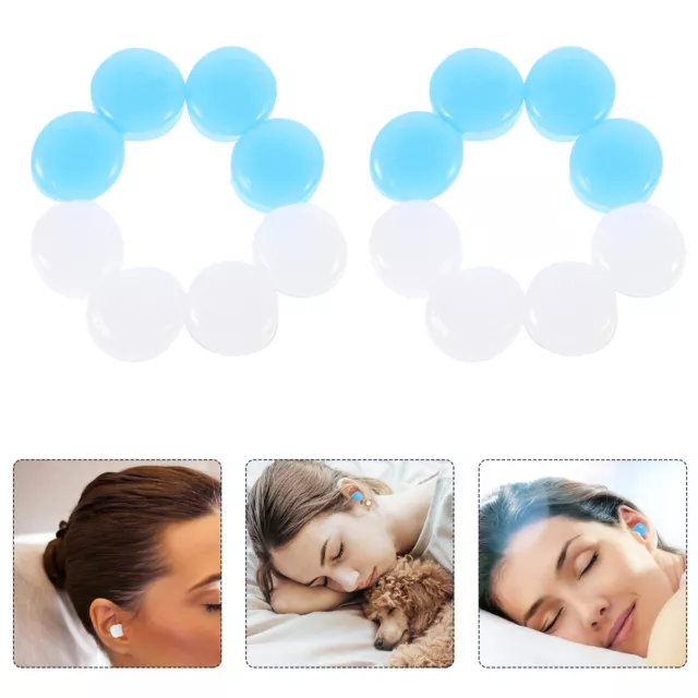 24 Pack of Silicone Ear Plugs - Ideal for Swimming, Sleeping, and Relaxation