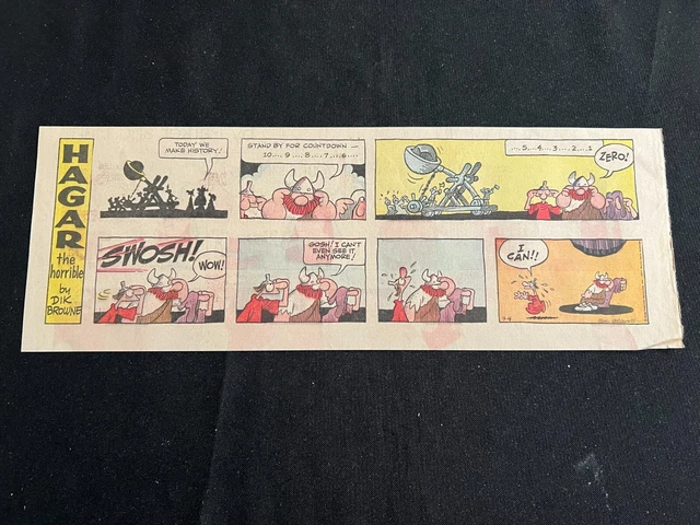 #Q04 HAGAR THE HORRIBLE Sunday Quarter Page Comic Strip September 4, 1977
