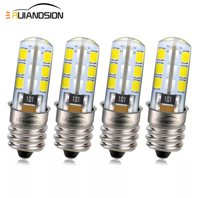 E14 2835 LED Base à vis Lampe Four Réfrigérateur Lustre Ampoule 10-30V/  DC220V