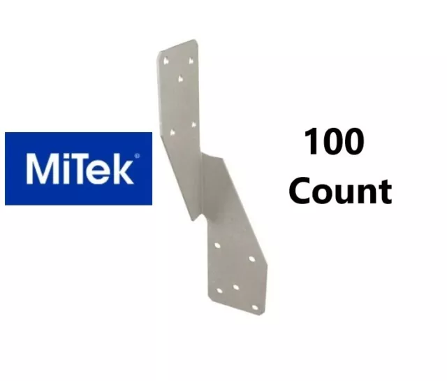 MiTek - Hurricane Tie / Rafter Tie H2.5A 18-Gauge Hurricane Tie RT7A - 100 count