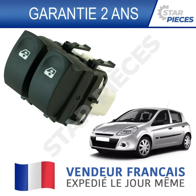 Interrupteur Lève-vitre Avant Gauche Compatible Mégane IV, Scénic IV, Kadjar, Talisman - Référence 254015253R