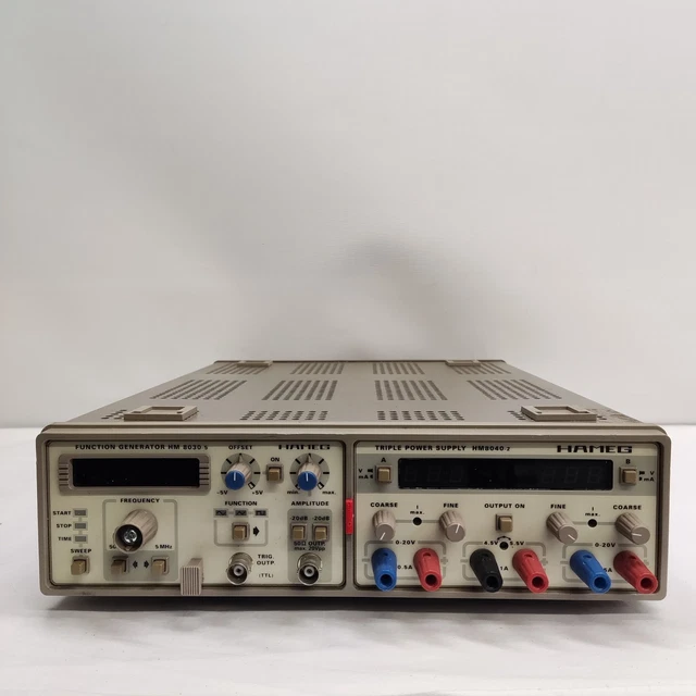 Hameg Hm8001 Hm8030-5 Function Generator Hm8040-2 Tripple Power Supply Faulty