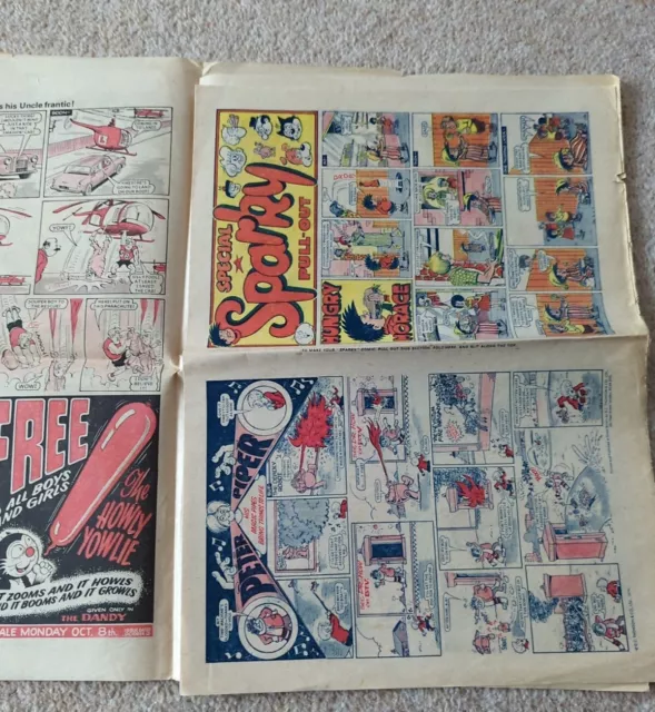 The Topper And Sparky , Beezer And Plug Comics X3 Job Lot 3