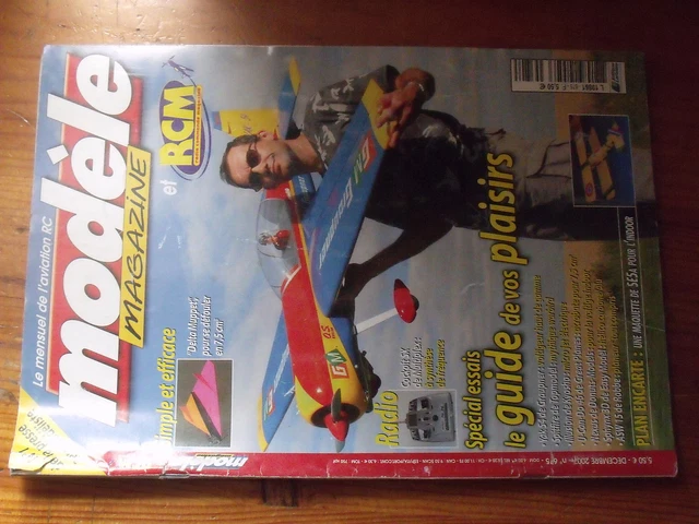 Revue Modèle Magazine RCM N°615 - Plan Encarté Playboy '40 Special Warbird - Occasion - État BEG