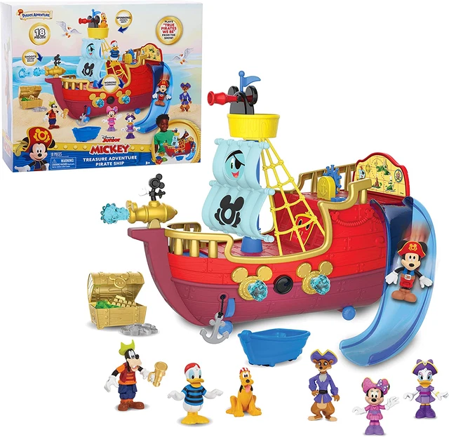 DISNEY JUNIOR MICKEY Mouse Funhouse Treasure Adventure Pirate Ship
