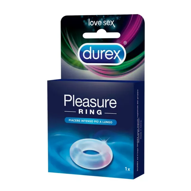 Anello per il pene Durex Pleasure Ring anello fallico per potenziare l'erezione