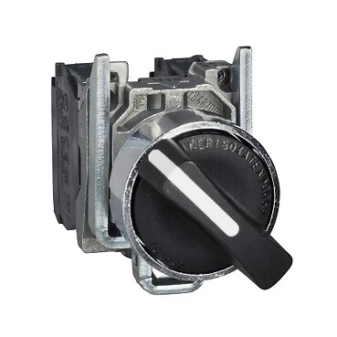 Harmony XB4 - bouton tournant - à manette - noir - Ø22 - collerette dépassant...