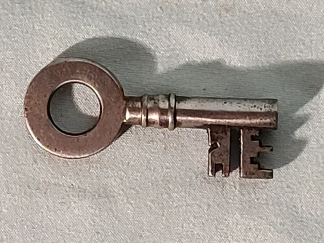 Large 2 3/8"  Wrought Iron Antique  Key, 18th / 19th Century (?), #5/10 2