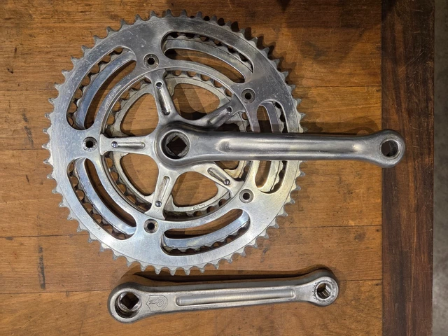 Pédalier Campagnolo Nuovo Record TRIPLE - 170 Mm - 144 BCD - Italie - Vintage Rare