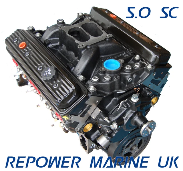 NEW 5.0L V8 Marine Engine, Mercruiser, Volvo Penta, OMC, Crusader