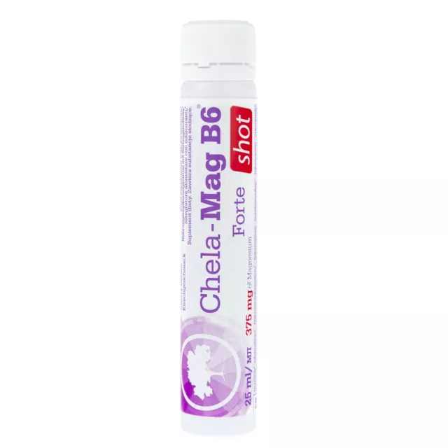 Olimp Chela-Mag B6 Forte shot (cherry flavor) - 25 ml (1 ampoule)