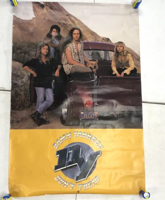 Damn Yankees Concert Poster 1992 Dont Tread Tommy Shaw Ted Nugent Original Flyer