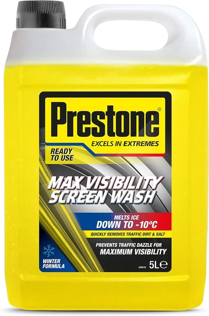 Prestone PSCW0029A Winter Screenwash, 5 Litre