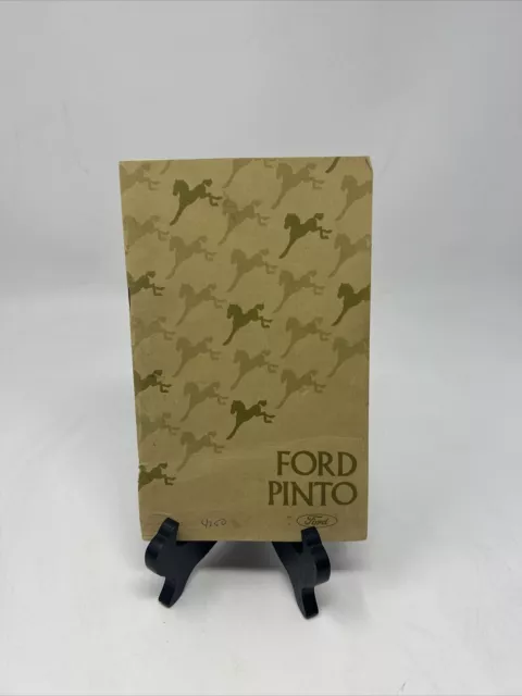 1975 First Printing Ford Pinto Vehicle Owner's Manual Vintage Car Guide 1970s