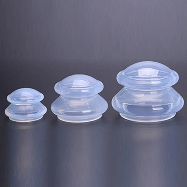 1PC Silicone Anti Cellulite Vacuum Suction Massage Cups Physiotherapy Jars ql