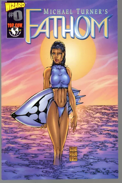 Fathom 0  Wizard Special edition / Michael Turner  Top Cow 1998