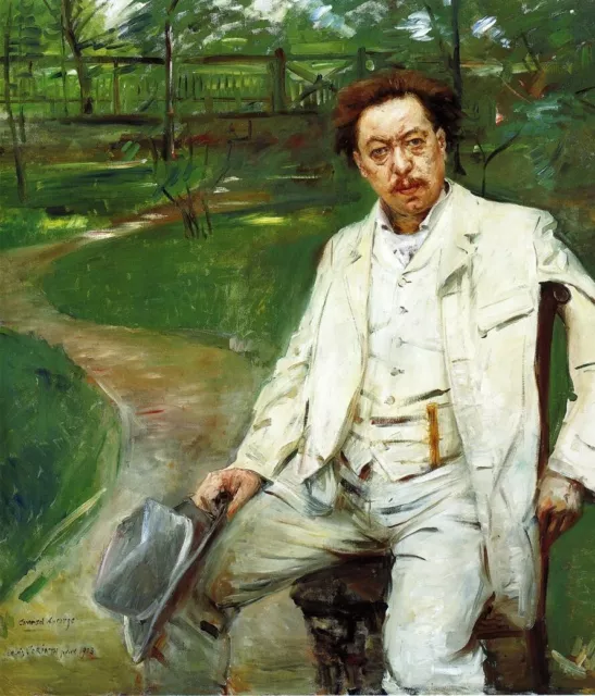 Oil painting Portrait-of-the-Pianist-Conrad-Ansorge-Lovis-Corinth-oil-painting-1