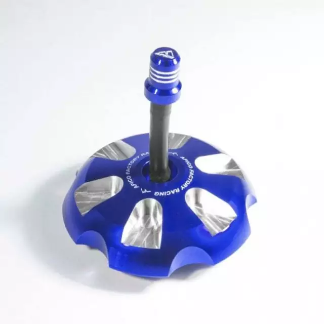 Apico MX Motocross Alloy Fuel Cap - Husqvarna TC/FC 85-450 14-23 (Blue)