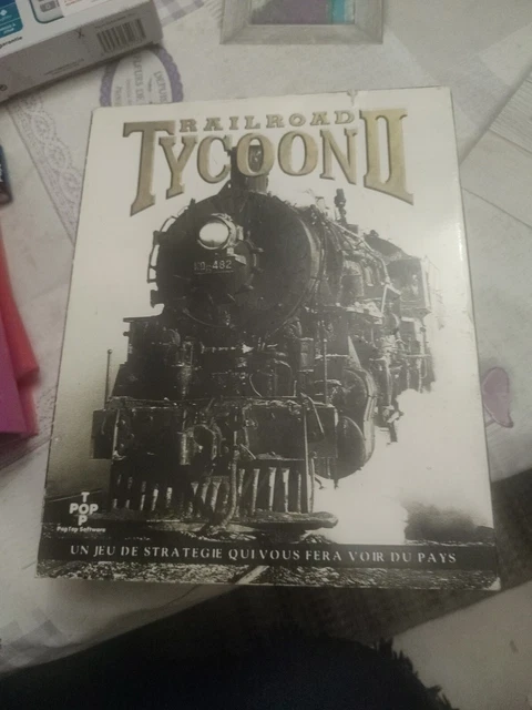 Jeu PC Railroad Tycoon 2 - Big Box Vintage - Très Bon état - Collection