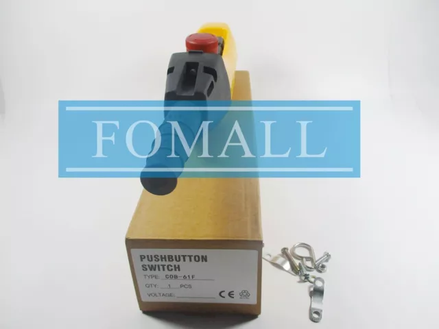 1PCS COB-61F COB Crane Hoist Control Button switch single speed