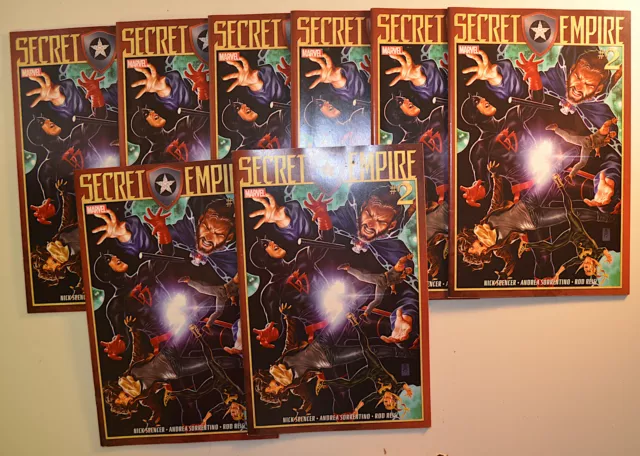 Secret Empire Lot of 8 #2 (x8) Marvel Comics (2017) VF/NM 1st Print Comic Books
