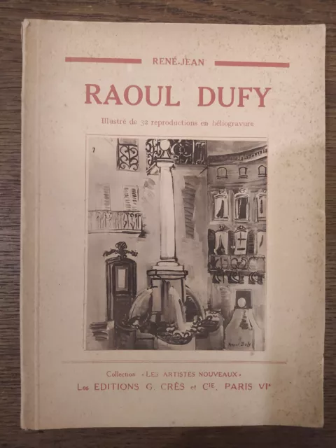 Libro - Raoul Dufy - Rene-Jean - Illustre De 32 Reproduction - 1931