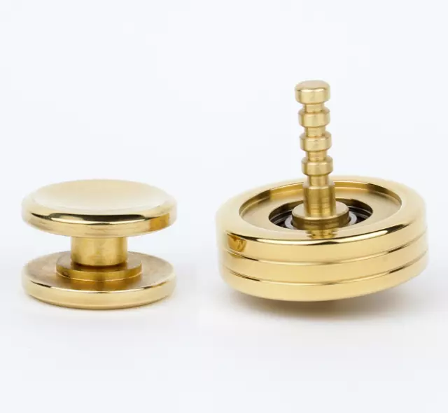 New Brass Hand Twisting Spinning Top Toy Gyro Multi-function Gyroscope