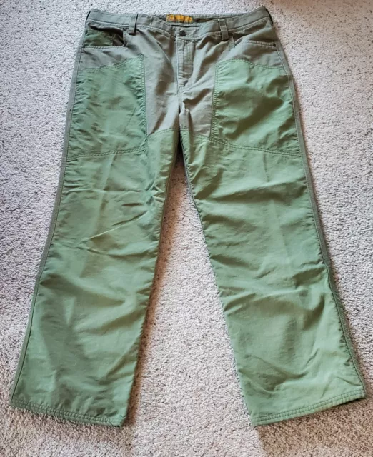 Under Armour Storm High Plains Pants Mens Size 42x32 Hunting Green Brown Outdoor