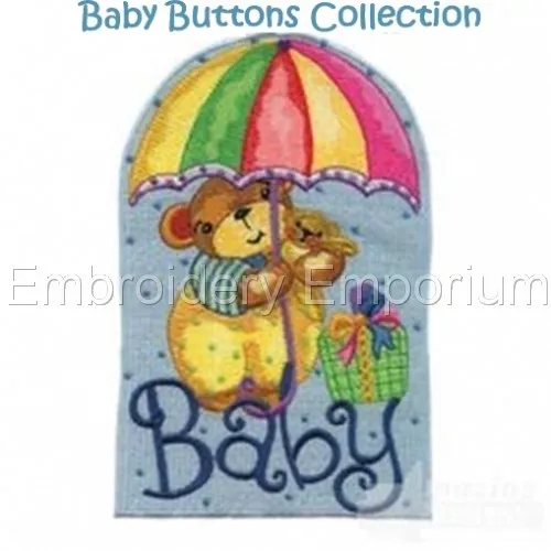 Baby Buttons Collection - Machine Embroidery Designs On Cd Or Usb 5X7