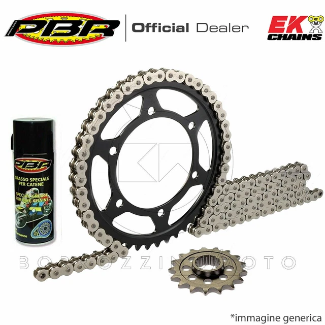 Kit Pignon Et Chaîne Vélo 80T + 10T + Chaîne 146 Maillons - Acier, Compatible VTT, Scooter, Moto, 25H