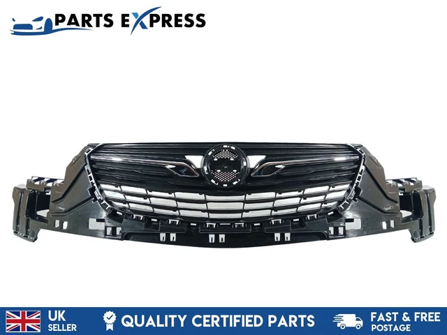 VAUXHALL CROSSLAND X 2017 - 2022 Front Bumper Top Grill Backing Chrome ...