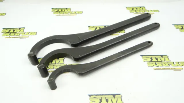 Lot Of 3 Hook Spanner Wrenches 2" 2-1/2" & 3-1/4"