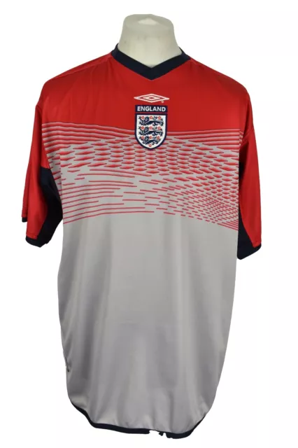 UMBRO England 2001-03 Training Football T-Shirt size 41/43" Mens Outerwear