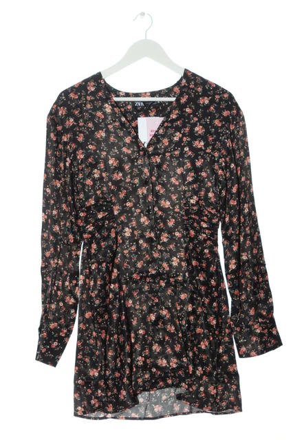 Robe Tunique ZARA Rouge Taille 38 - Style Décontracté Rétro - Occasion Très Bon état