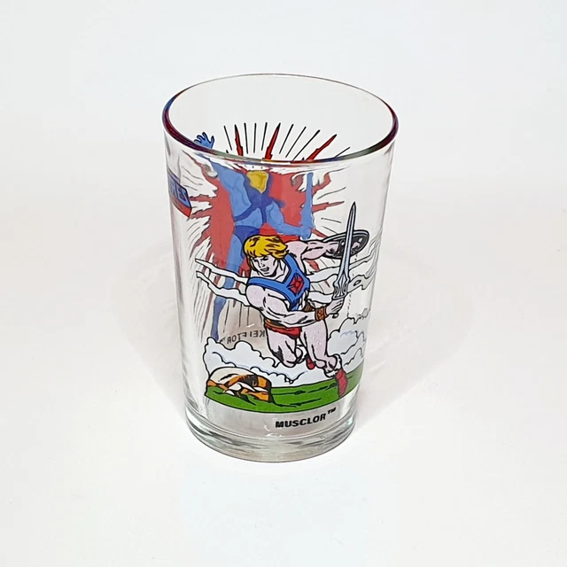 ANCIEN VERRE MOUTARDE TITI & GROSMINET Dessin animé Vintage no Goldorak