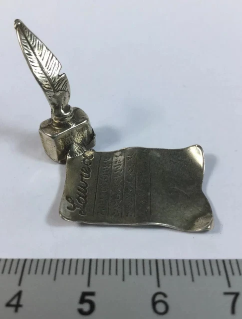 Épingle à Tête Sphérique En Argent Sterling - Dimensions 45x1.5 Mm, Broches 0.5, Parfaite Pour La Création De Bijoux