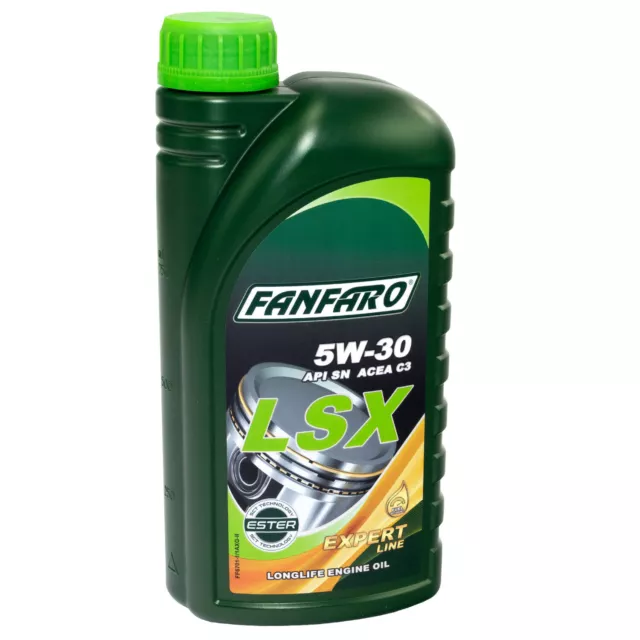 MANNOL Longlife 504/507 5W30 C3 Fully Synthetic Engine Oil, 6 Litres :  : Automotive