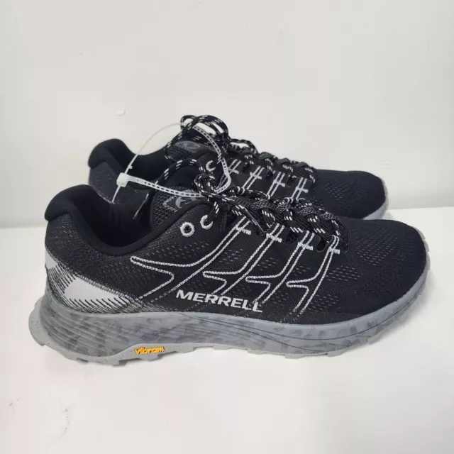 Merrell Mens Moab Flight Trail Running Shoes Size 9.5 Vibram Sole Sneakers NWOT