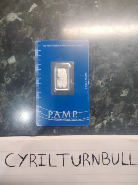 pamp platinum bar 5g gram sealed